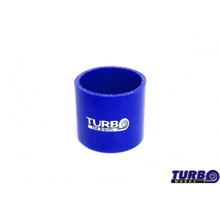 Силиконовый пайпинг TurboWorks прямой 70мм синий CN-SL-058